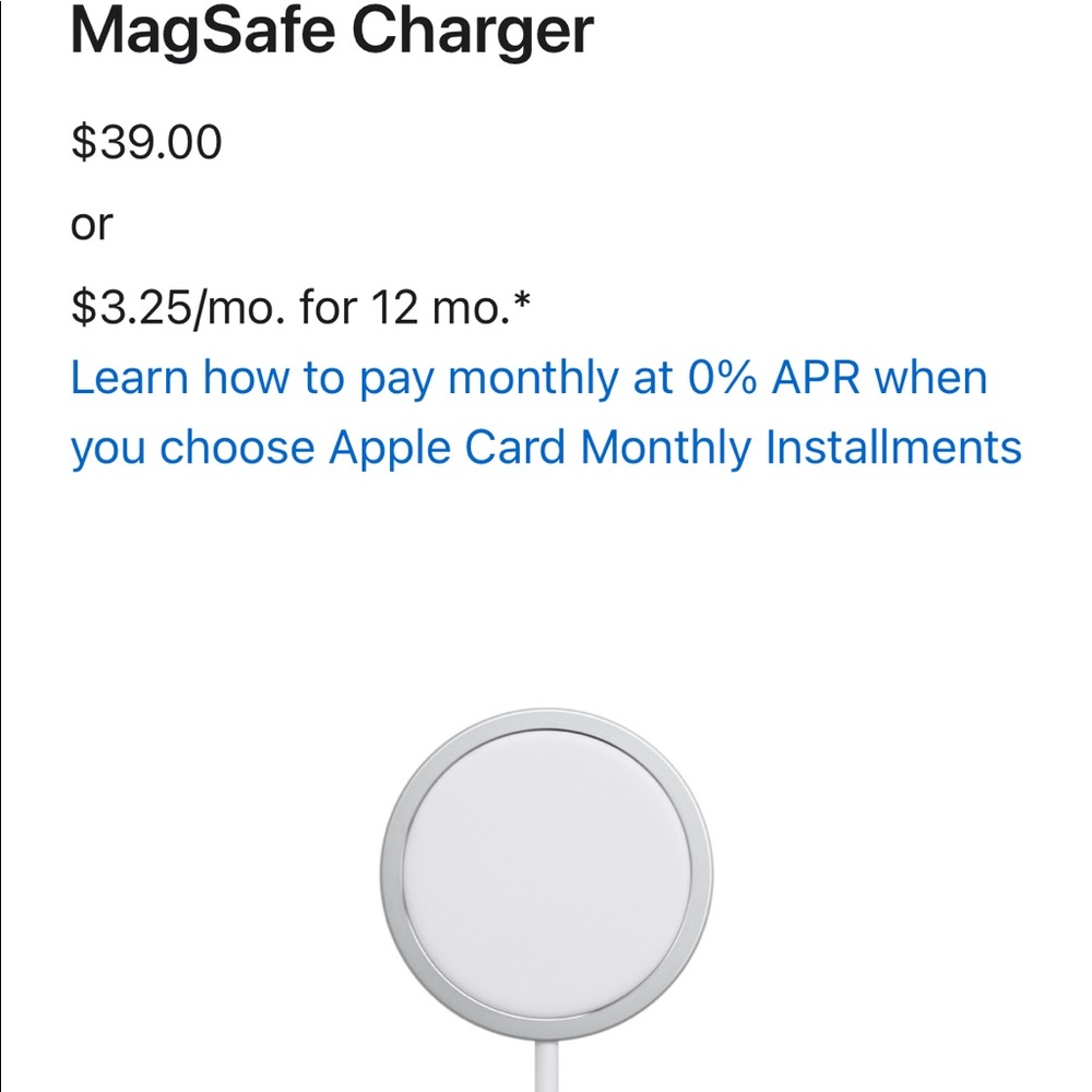 🍎NIB Apple MagSafe Charger🔌